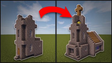 Minecraft: How To Remodel A Village Church | Minecraft houses, Minecraft blueprints, Minecraft ...