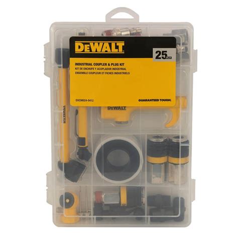 DEWALT DEWALT 25 Pc Industrial Coupler & Plug Accessory Kit DXCM024 ...