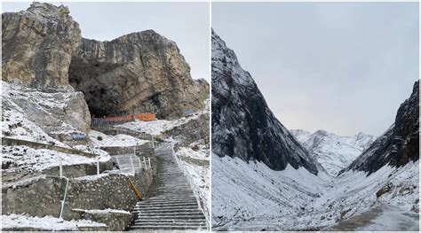 Watch: Season’s first snowfall in higher altitudes of Kashmir; mercury ...