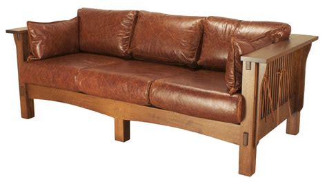 Mission Spindle Sofa (AMW-TC-1003)