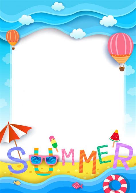 Premium Vector | Summer background | Summer backgrounds, Summer kids ...