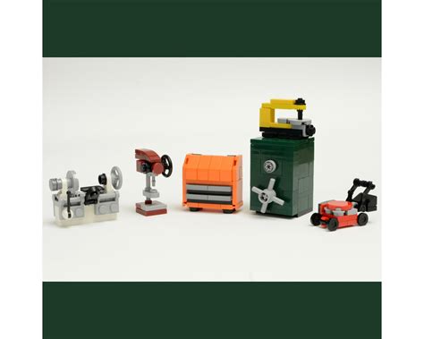 LEGO MOC Garage Tools & Furniture Mini Builds by Carbohydrates | Rebrickable - Build with LEGO