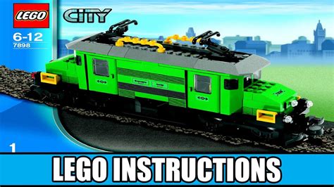 LEGO Instructions | City | 7898 | Cargo Train Deluxe (Book 1) - YouTube