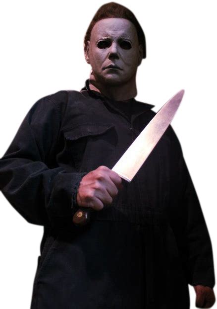 Halloween Michael Myers Holding Knife Png