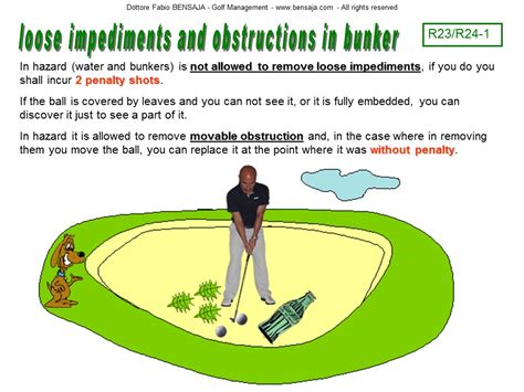 20 - the golf bunker - FREE Golf Rules Illustrated by Fabio BENSAJA