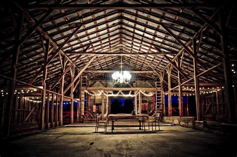 Barn At Night – Barn Wedding Venue