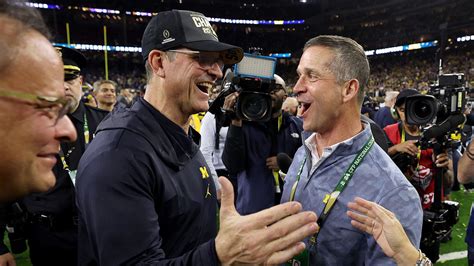 Ravens' John Harbaugh excited to compete against brother Jim Harbaugh ...