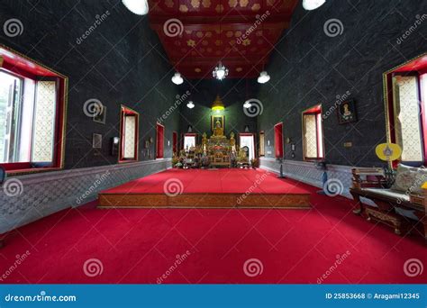 Buddhist temple interior stock photo. Image of palace - 25853668