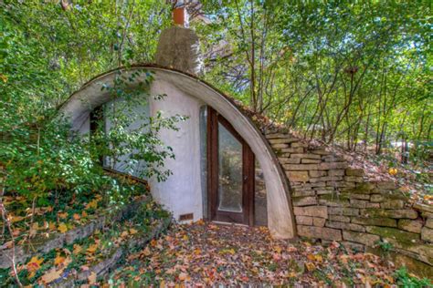 An earth-bermed hobbit house hits the market for $190,000