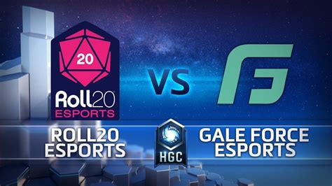 HGC NA - Phase 2 Part 2 - Game 2 – Gale Force Esports v Roll20® esports - YouTube