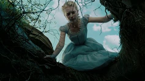 Alice In Wonderland Clip Alice Falls Into a Rabbit Hole 2010 HD - YouTube