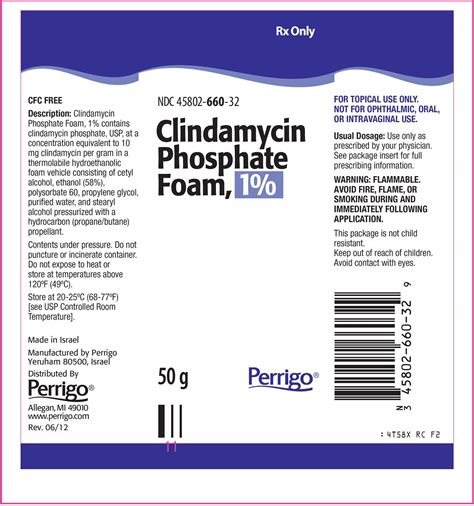 Clindamycin Foam - FDA prescribing information, side effects and uses