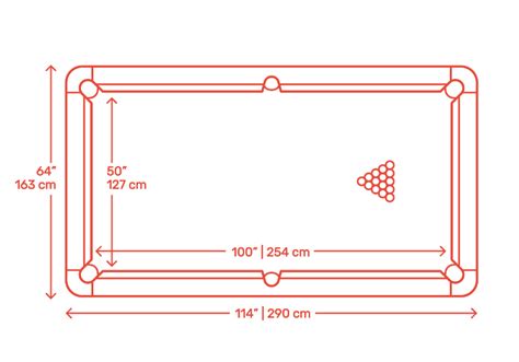 9 Foot Billiards | Pool Table Dimensions & Drawings | Dimensions.com