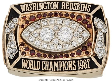 1987 Washington Redskins Super Bowl XXII Championship Ring | Lot #80095 ...