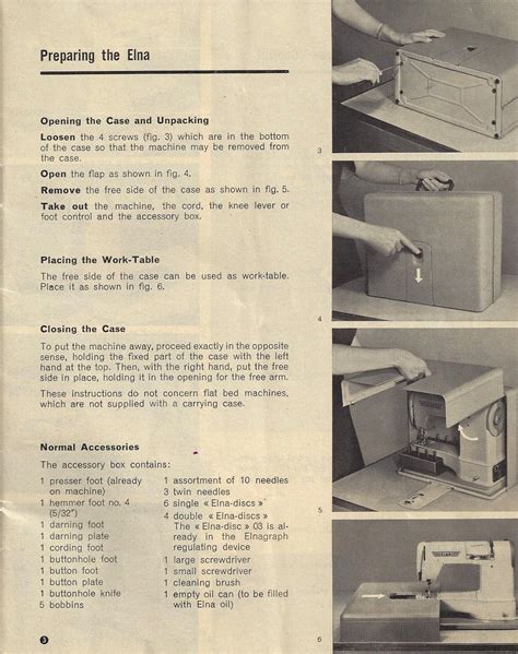 Elna Supermatic Sewing Machine Instruction Manual Elna - Etsy