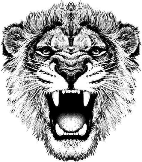 roaring lion t-shirt on lite | Löwen kopf tattoo, Brüllender löwe tattoo, Löwe tattoo-design