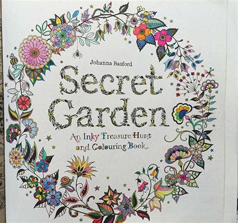 Secret Garden Coloring Book Completed Pages - kidsworksheetfun