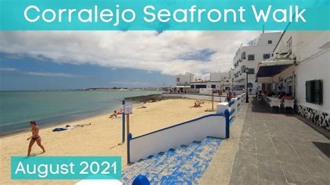 Corralejo Seafront Walk - From Corralejo Harbour to the Waikiki beach - YouTube