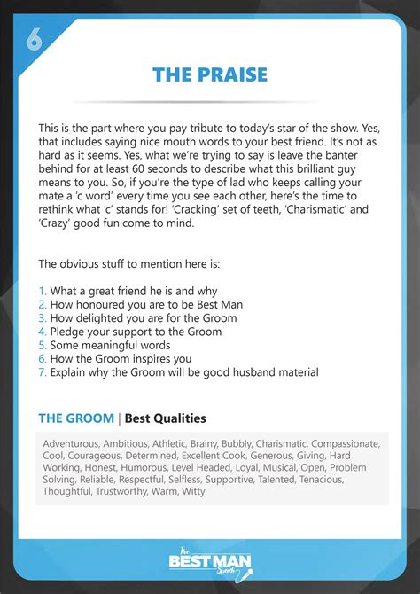 The Best Man Speech Guide - Free Best Man Speech Template | Best man speech, Best man speech ...