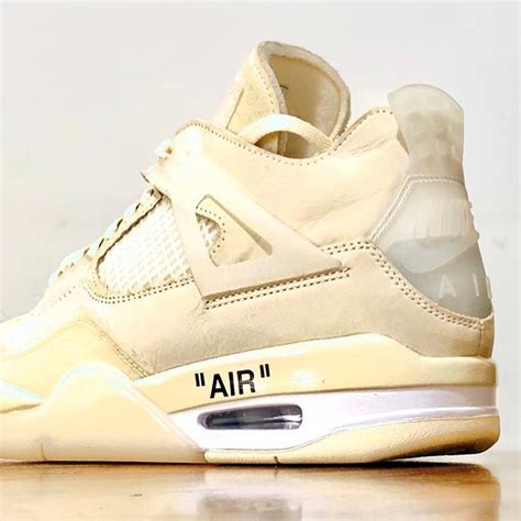 Off-White Air Jordan 4 Sail CV9388-100 | SneakerNews.com