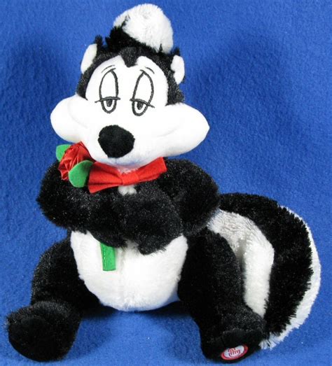 Hallmark PePe Le Pew Plush Talking Skunk Warner Bros Looney Tune ...