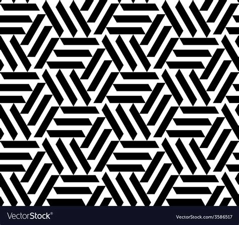 Seamless geometric pattern opt art Royalty Free Vector Image