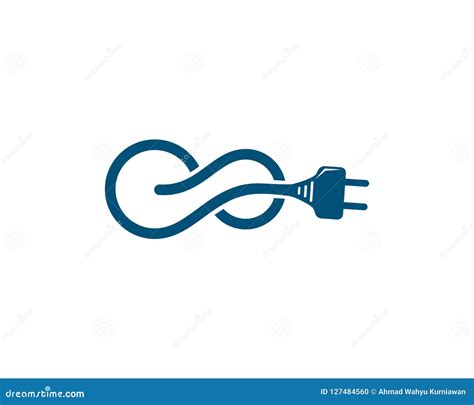 Electric Plug logo vector stock vector. Illustration of device - 127484560