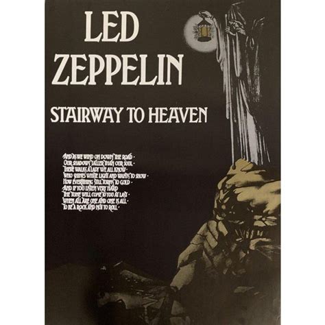 1971 Led Zeppelin Stairway to Heaven Poster | Chairish