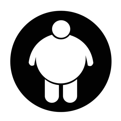 Fat People Icon 574815 Vector Art at Vecteezy