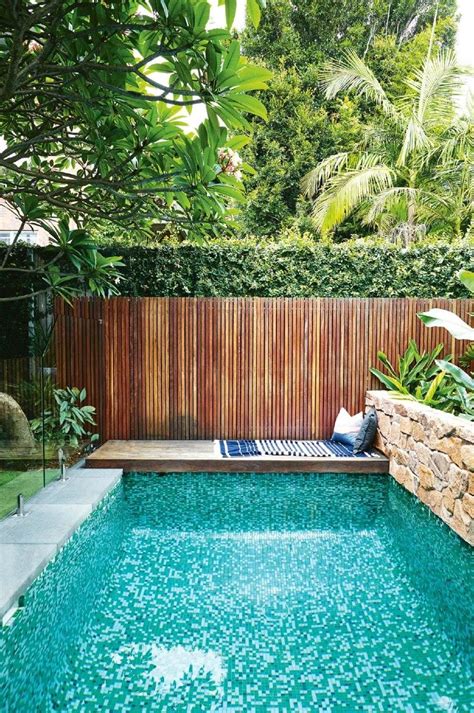 This compact Sydney garden is inspired by Bali | Pool landscape design, Backyard pool, Swimming ...