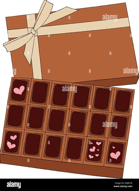 Isolated sketch of a chocolate box Vector Stock Vector Image & Art - Alamy