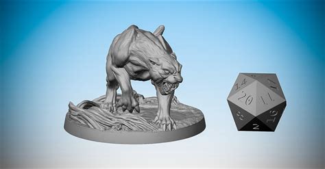 GREAT PANTHER 2 Sizes Dungeons and Dragons DnD | Etsy