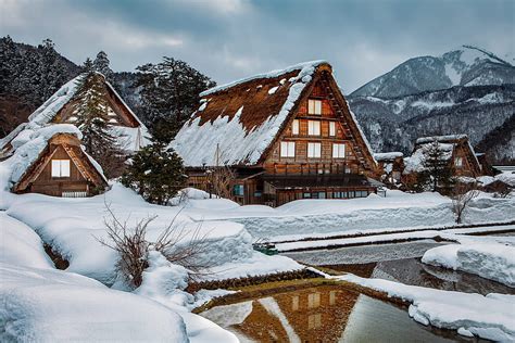 Winter House in Japan-Shirakawa-go, Shirakawa, Winter, Japan, go HD ...