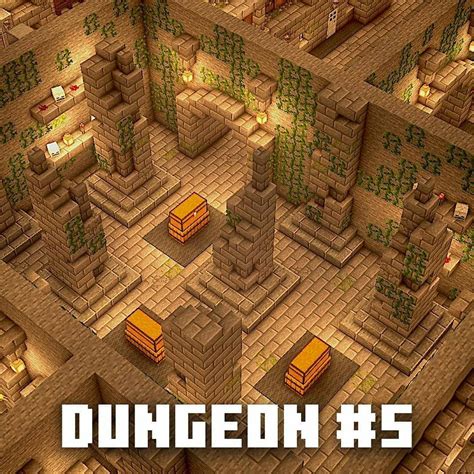 Minecraft builds and designs on Instagram: “Minecraft: Dungeon Room 5 . Follow ...