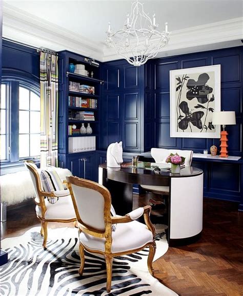 25 Blue Home Office Designs That Inspire - DigsDigs