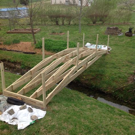 Building A Garden Footbridge - Image to u