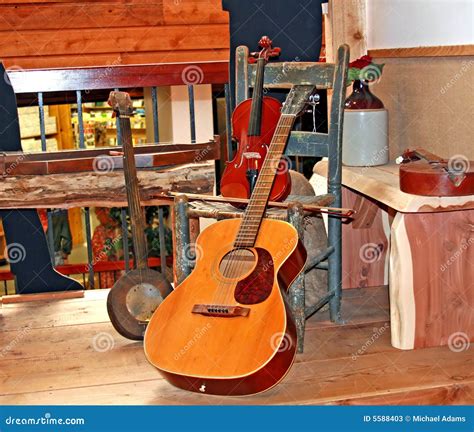 Country Music Instruments stock image. Image of antique - 5588403