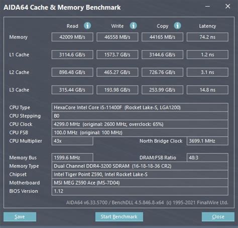 Intel Core i5-11400F im Test: Spezialbenchmarks + OC