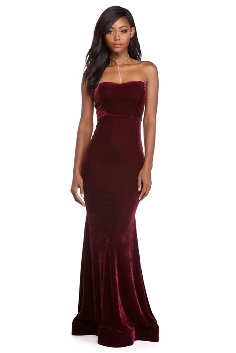 $54.90 | Red velvet prom dress, Velvet prom dress, Sweetheart dress
