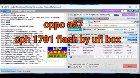 oppo a57 cph 1701 flash by ufi box - YouTube