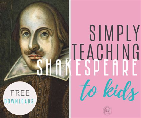 Simple Shakespeare for Kids – Simple. Home. Blessings