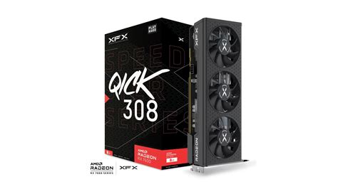 XFX SPEEDSTER QICK 308 AMD Radeon™ RX 7600 Black Edition