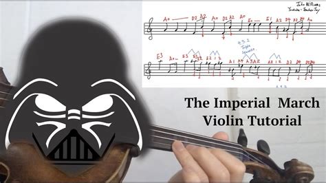 How to play Darth Vader's Theme Imperial March on Violin w/ Sheet Music ...