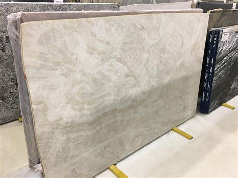 Quartzite Slabs | Stone Slabs - Taj Mahal Leathered Quartzite Slabs Brazilian White Quartzite Slabs