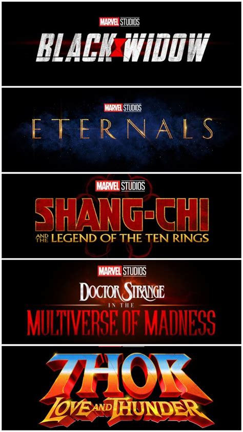 Official MCU phase 4 Films! | Marvel phases, Marvel, Phase 4