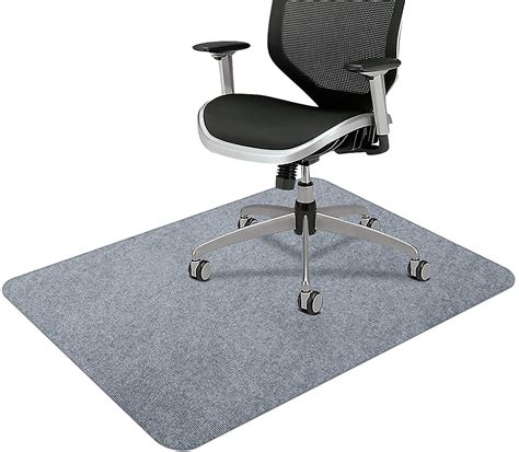 Office Chair Mat for Hardwood & Tile Floor, 55"x35" Computer Gaming Rolling Chair Mat, Under ...