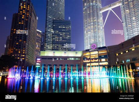 Malaysia City Skyline at Night Stock Photo - Alamy