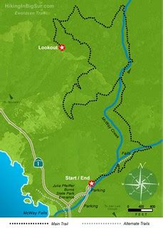Hiking in Big Sur - Ewoldsen Trail Map .:. | Uploaded wi… | Flickr