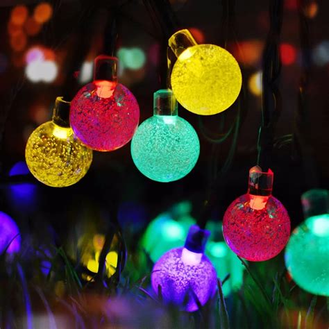 New Year Christmas Lights bubble Ball 30 Lights outdoor light garland Wedding Holiday fairy ...