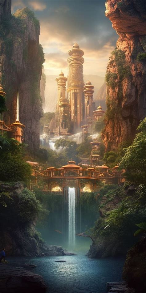 Mystical Ancient City Among Mountains